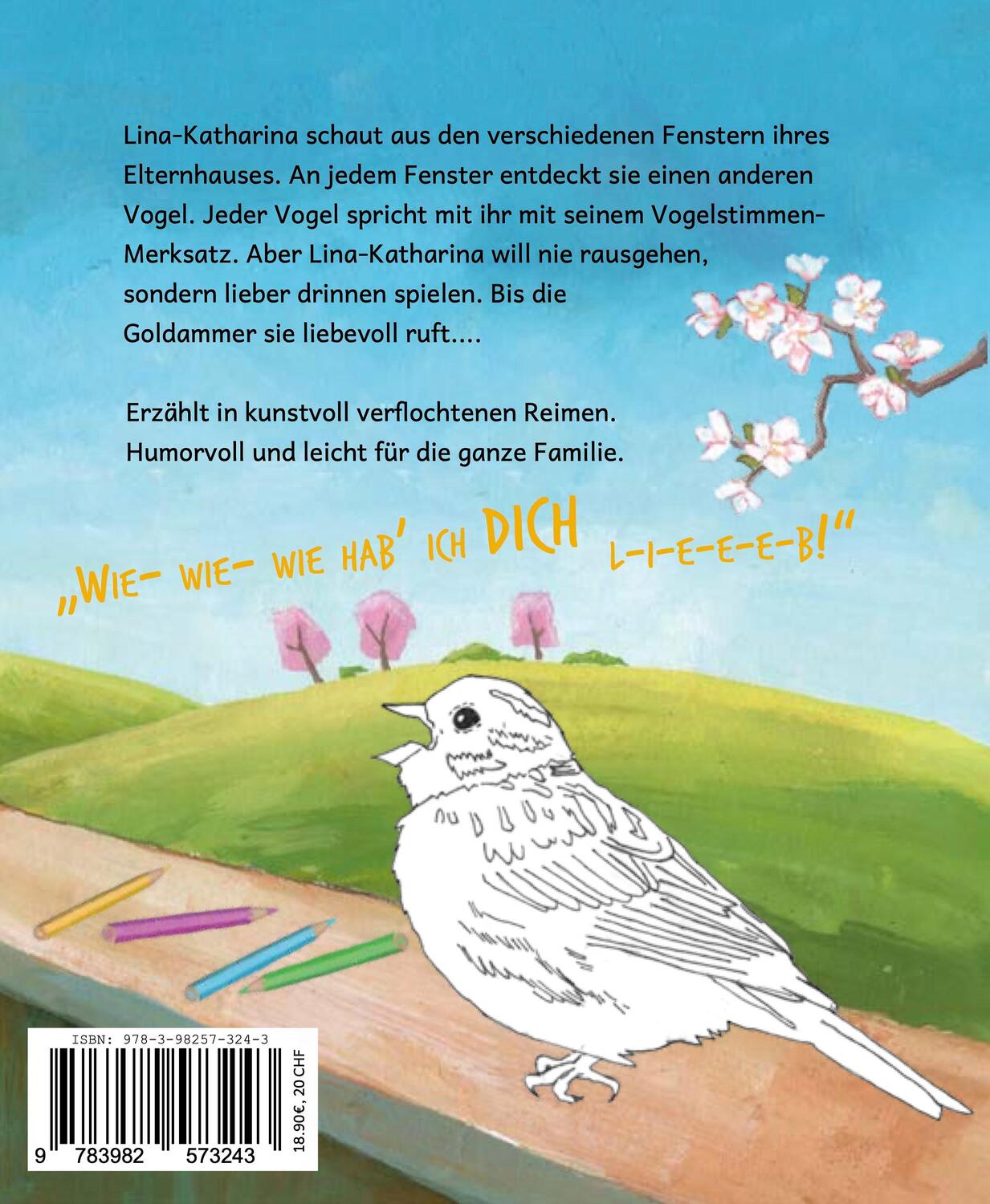 Rückseite: 9783982573243 | Das Zwitschern der Vögel | Silke Oppermann | Buch | 60 S. | Deutsch