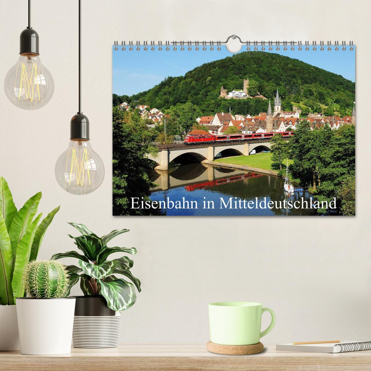 Bild: 9783435618484 | Eisenbahn in Mitteldeutschland (Wandkalender 2025 DIN A4 quer),...