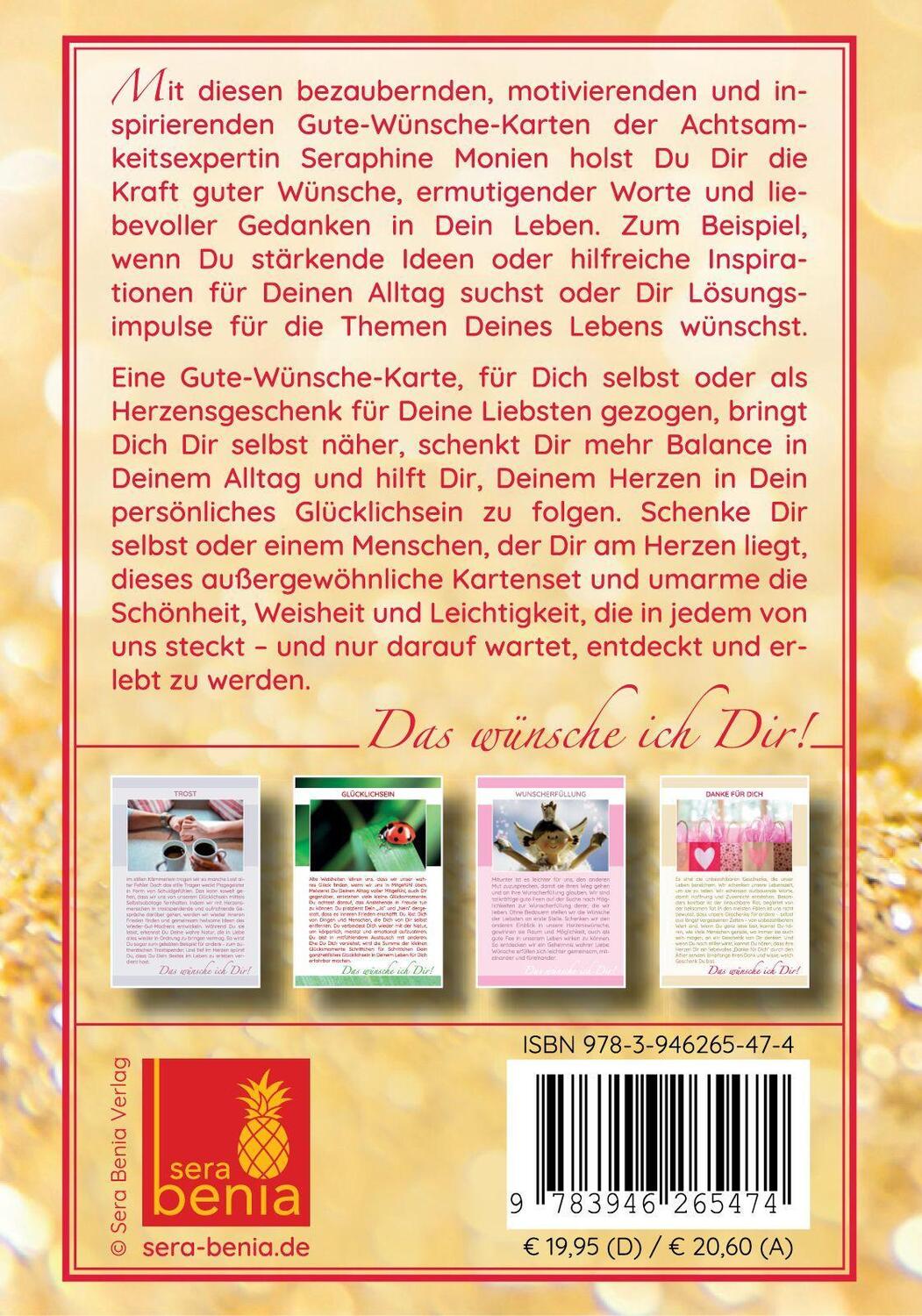 Bild: 9783946265474 | 62 Gute Wünsche Karten Das wünsche ich Dir Achtsamkeitskarten...