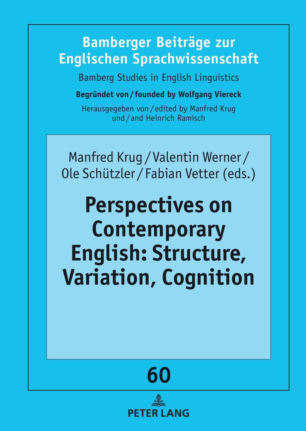 Cover: 9783631878149 | Perspectives on Contemporary English: Structure, Variation, Cognition