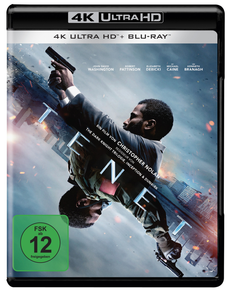 Cover: 5051890320513 | Tenet 4K, 1 UHD-Blu-ray + 2 Blu-ray | Christopher Nolan | Blu-ray Disc