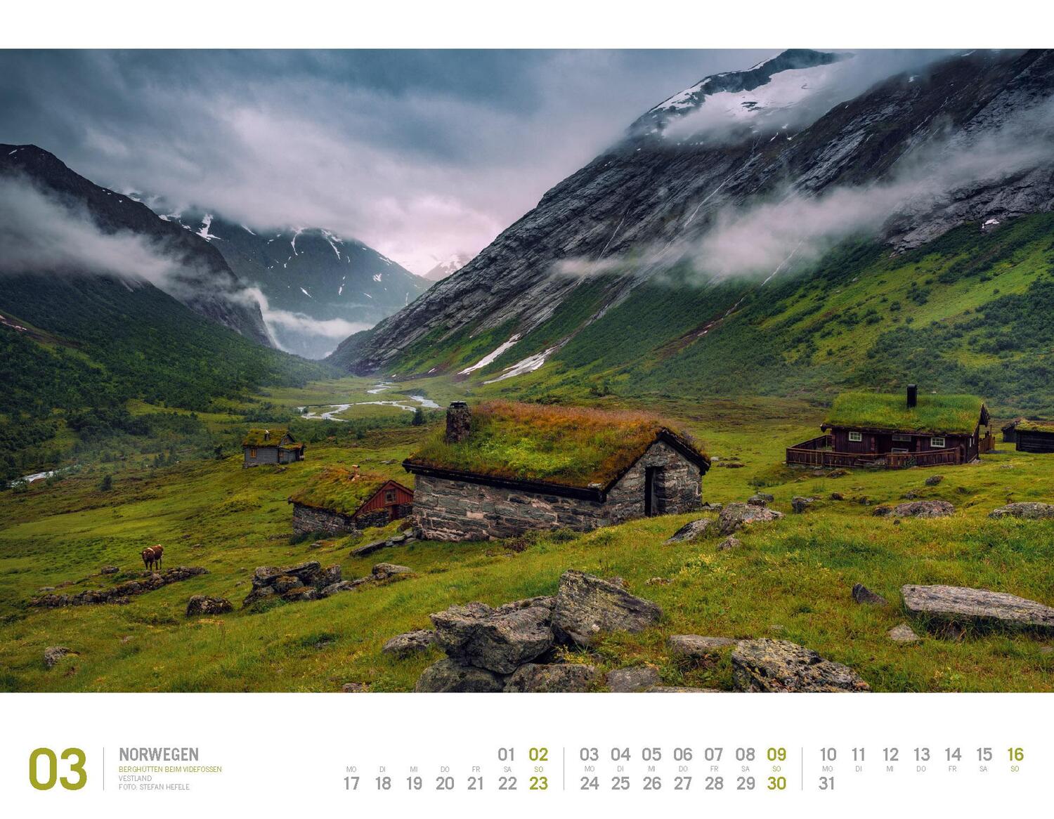 Bild: 9783838425467 | Norwegen - Unterwegs zwischen Fjordland und Nordkapp Kalender 2025