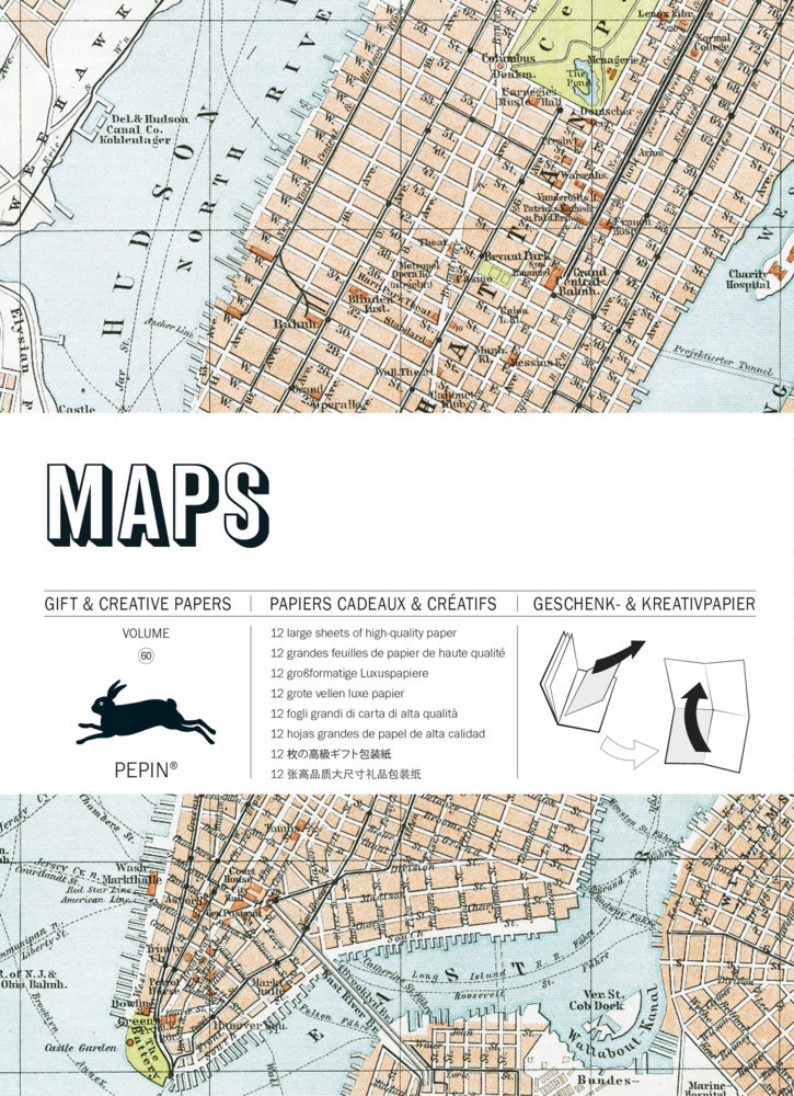 Cover: 9789460090721 | Maps. Vol. 60 | Gift &amp; Creative Paper Book Vol. 60 | Pepin van Roojen