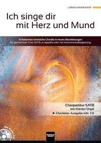Cover: 9783850619851 | Ich singe dir mit Herz und Mund (SATB + CD) | Kartoniert / Broschiert