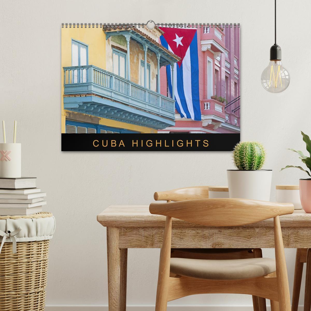 Bild: 9783435793495 | Cuba Highlights (Wandkalender 2025 DIN A3 quer), CALVENDO...