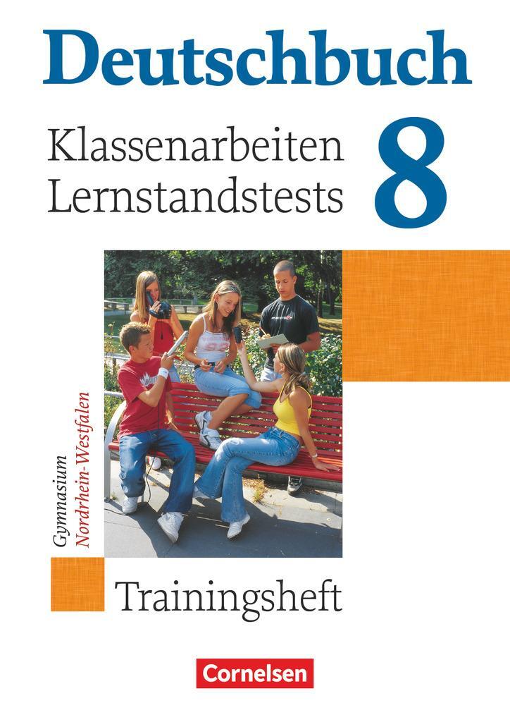 Cover: 9783464680940 | Deutschbuch 8. Schuljahr. Klassenarbeiten und Lernstandstests....