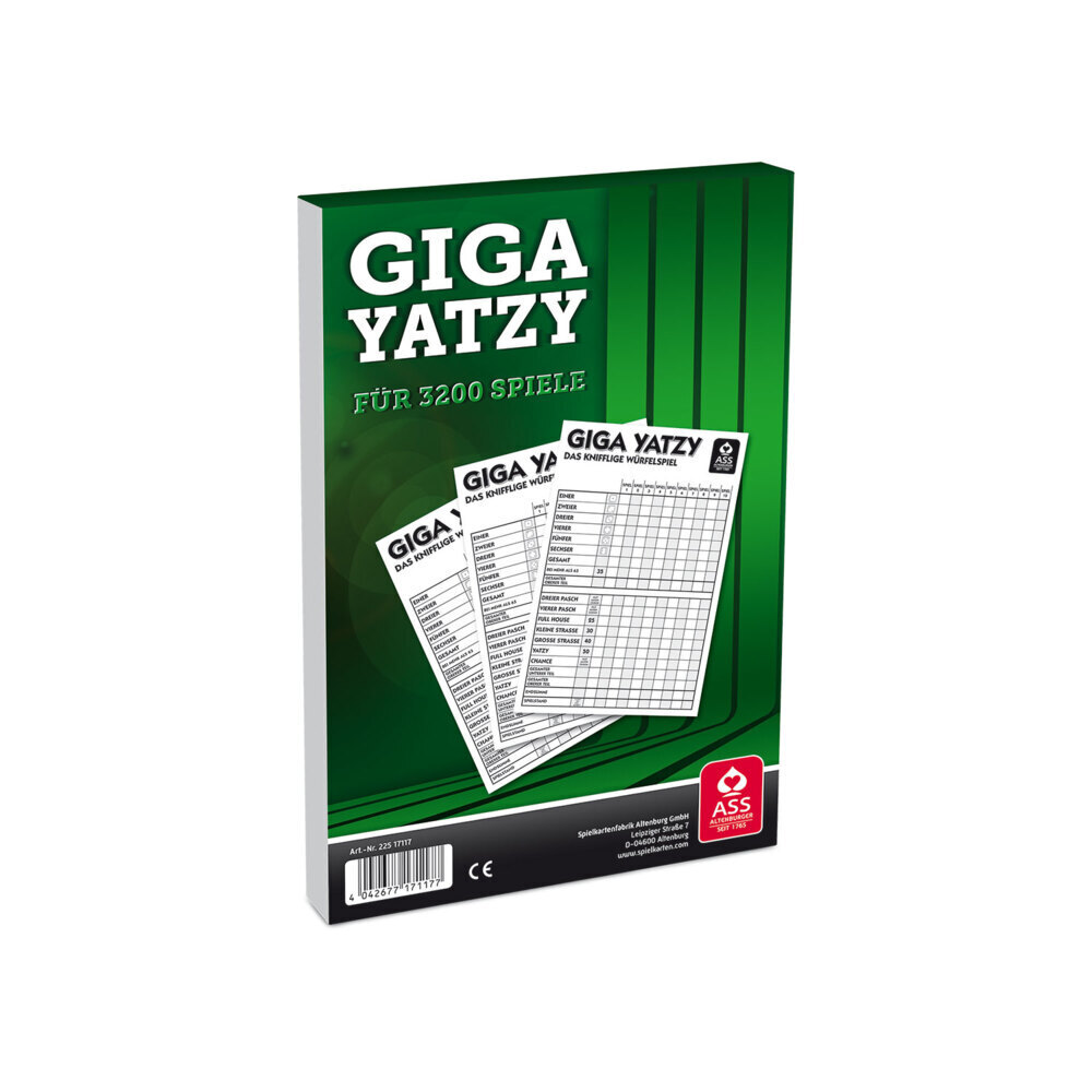 Cover: 4042677171177 | Giga Yatzy Block | ASS Altenburger | Spiel | 130012357 | Deutsch