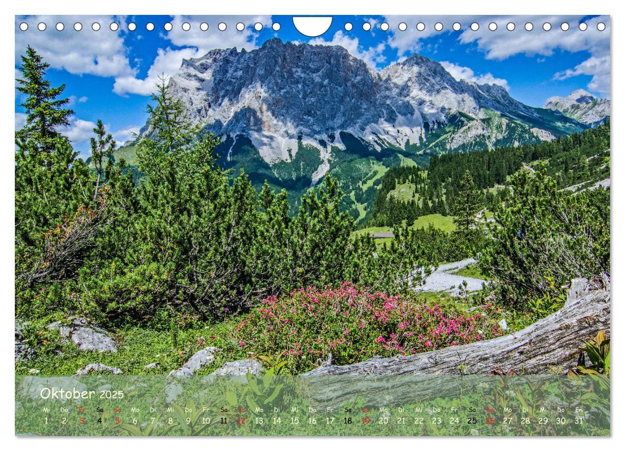 Bild: 9783435317219 | Naturparadies Zugspitzarena (Wandkalender 2025 DIN A4 quer),...