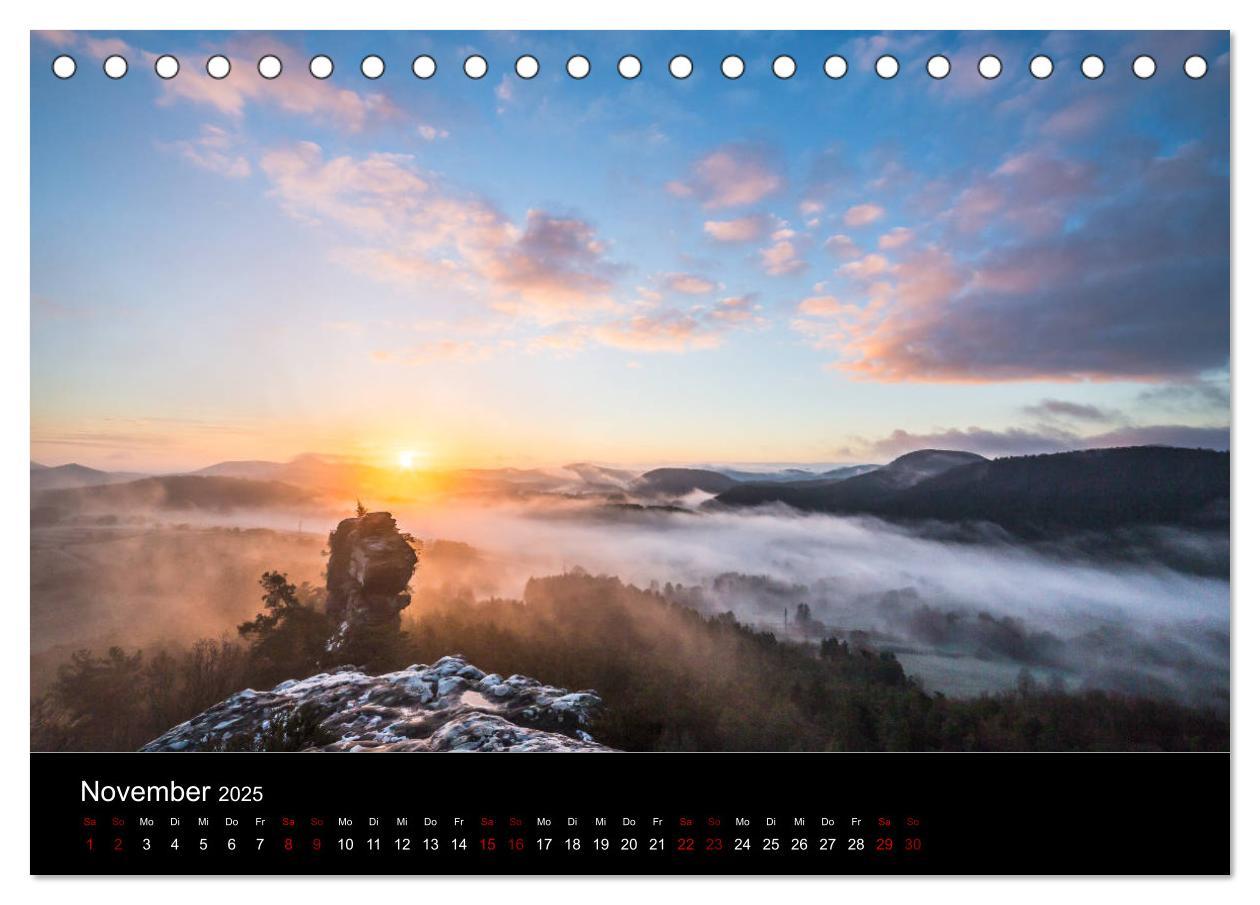 Bild: 9783435433506 | Sagenhafter Pfälzerwald (Tischkalender 2025 DIN A5 quer), CALVENDO...