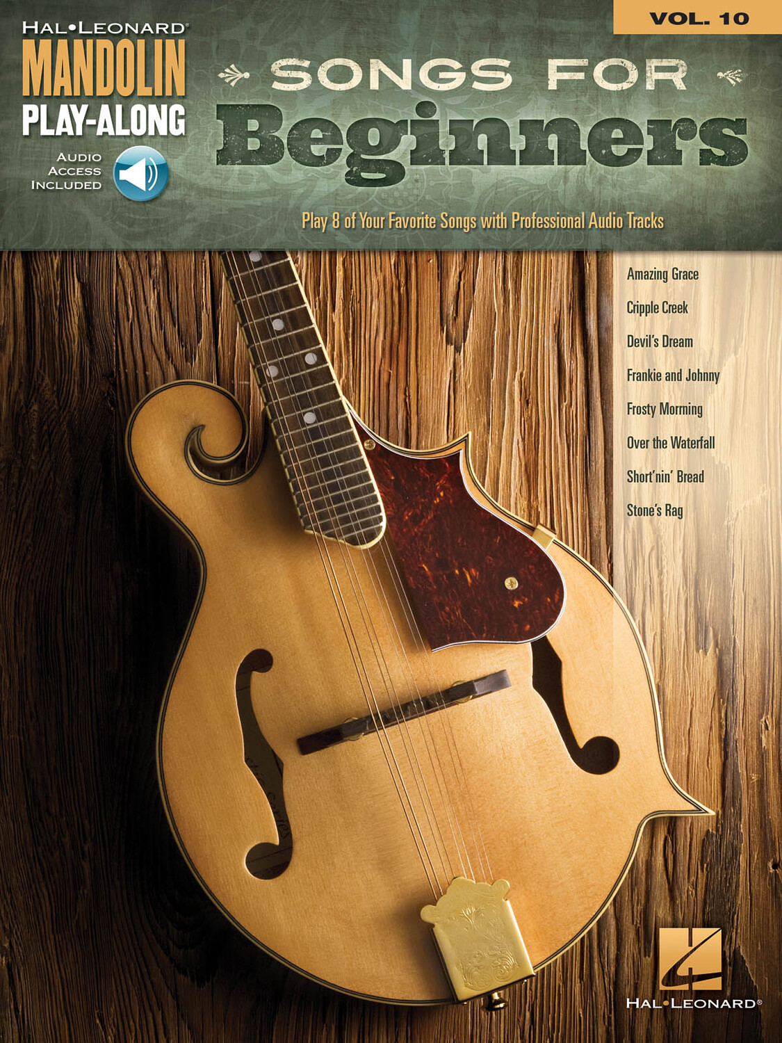 Cover: 888680607937 | Songs for Beginners | Mandolin Play-Along Volume 10 | 2016