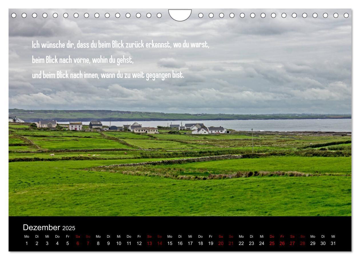 Bild: 9783435413416 | Irland - Irische Segenswünsche (Wandkalender 2025 DIN A4 quer),...