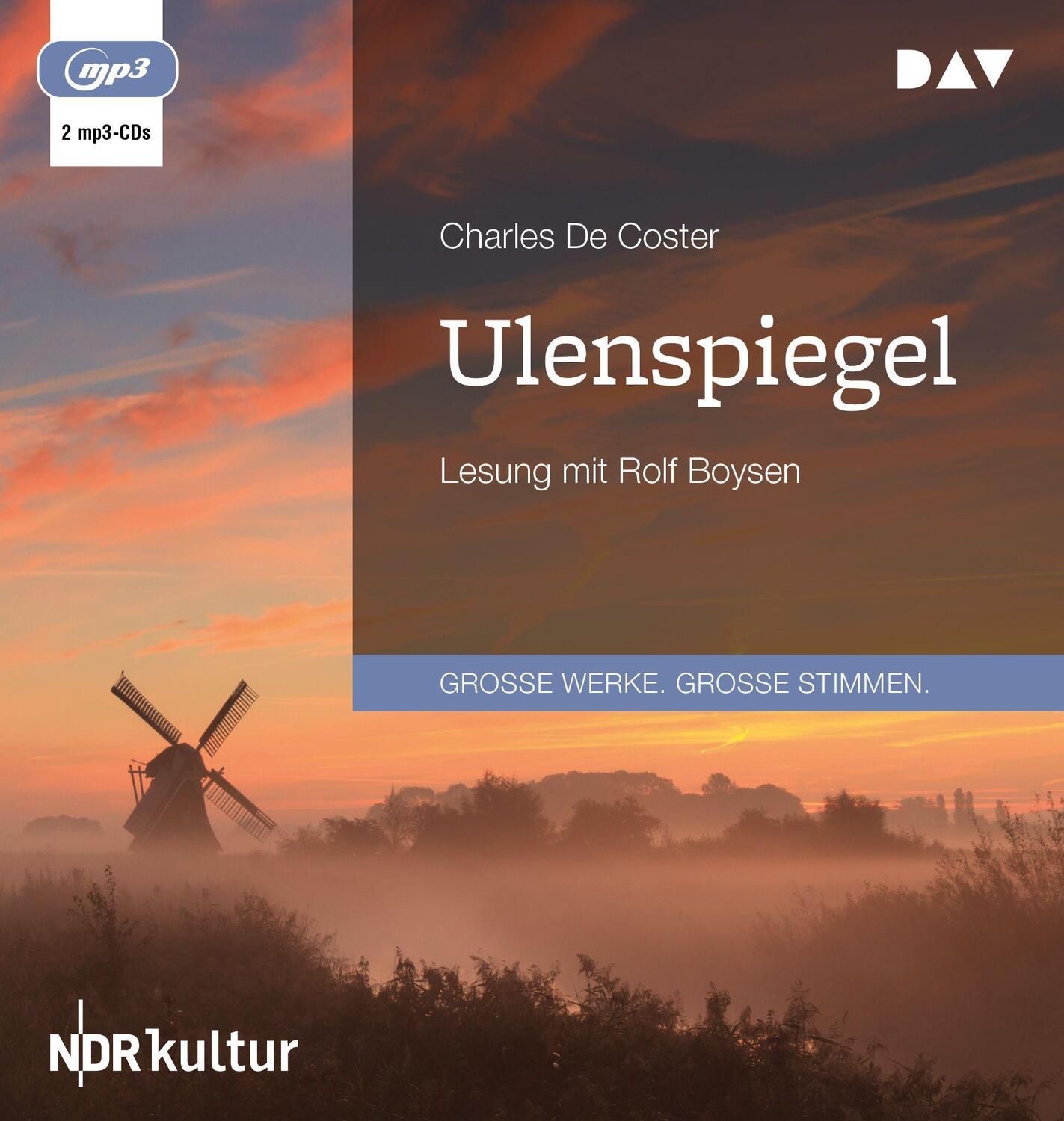 Cover: 9783742418456 | Ulenspiegel | Lesung mit Rolf Boysen | Charles De Coster | MP3 | 2