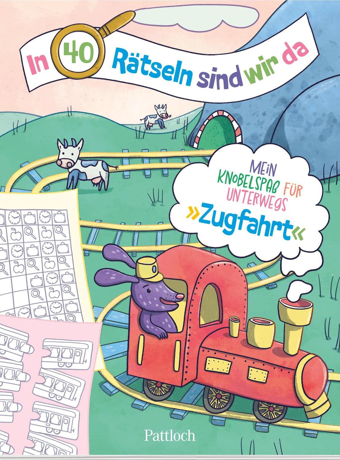 Cover: 9783629010490 | In 40 Rätseln sind wir da! - Zugfahrt | Pattloch Verlag | Taschenbuch