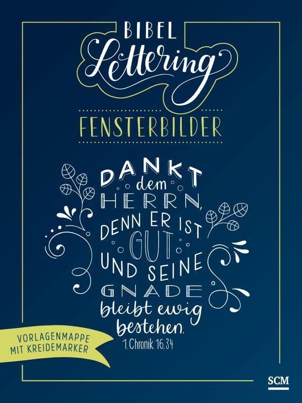 Cover: 9783789398674 | Bibel-Lettering Fensterbilder | Vorlagenmappe mit Kreidemarker | Buch