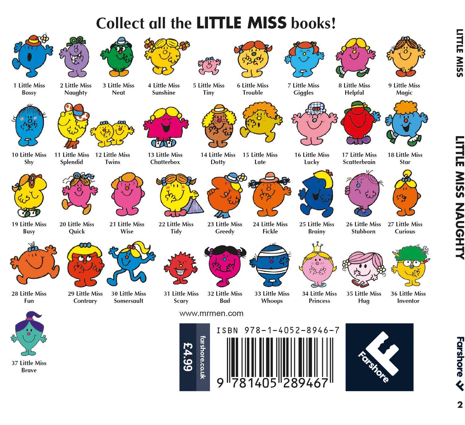 Rückseite: 9781405289467 | Little Miss Naughty | Roger Hargreaves | Taschenbuch | 32 S. | 2018