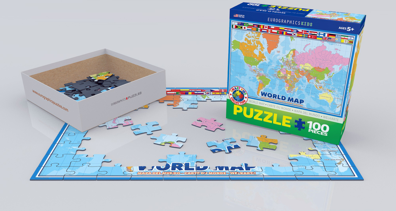 Bild: 628136602716 | Weltkarte (Puzzle) | Spiel | In Spielebox | 6100-1271 | 2022