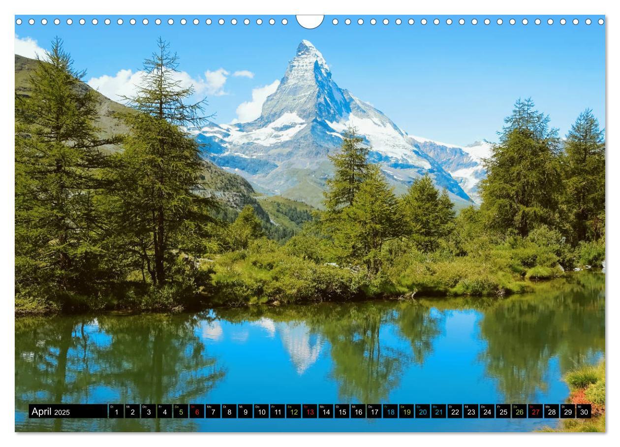 Bild: 9783435213931 | Und ewig lockt das Matterhorn (Wandkalender 2025 DIN A3 quer),...