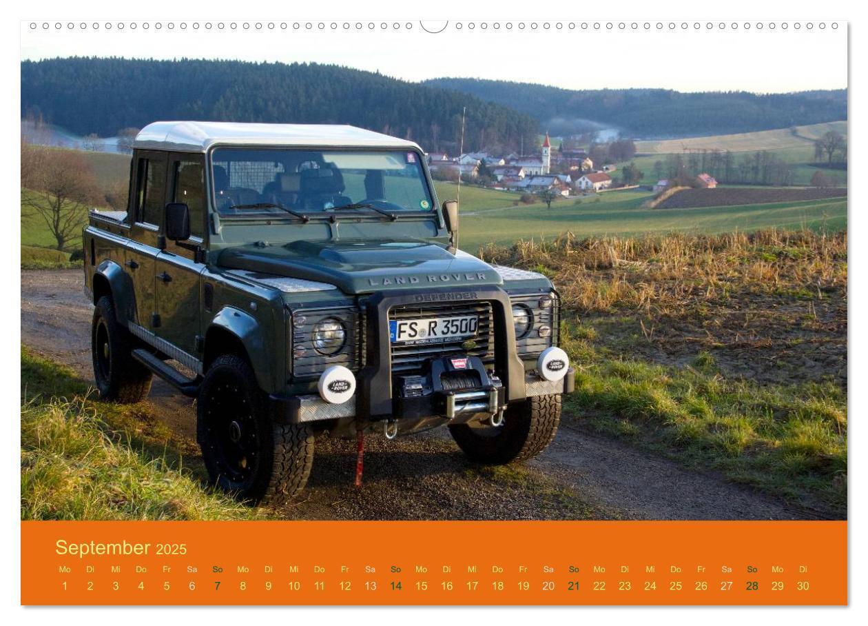 Bild: 9783435505555 | Defender für's Grobe (Wandkalender 2025 DIN A2 quer), CALVENDO...