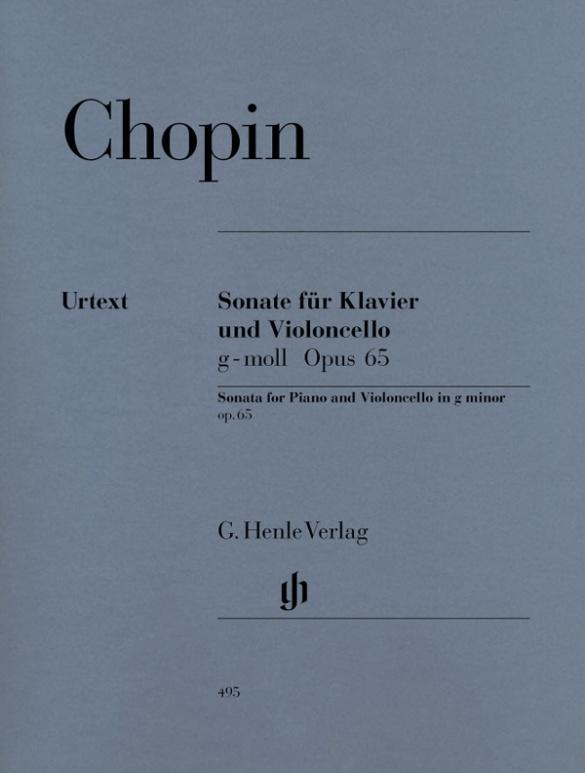 Cover: 9790201804958 | Sonate für Violoncello und Klavier g-moll op. 65 | Frederic Chopin