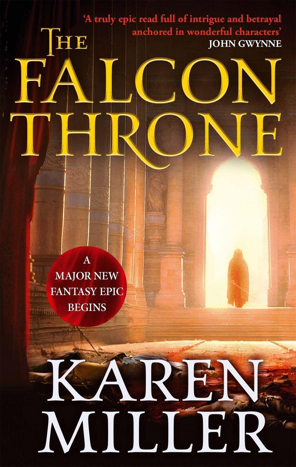 Cover: 9781841499505 | The Falcon Throne | Book One of the Tarnished Crown | Karen Miller