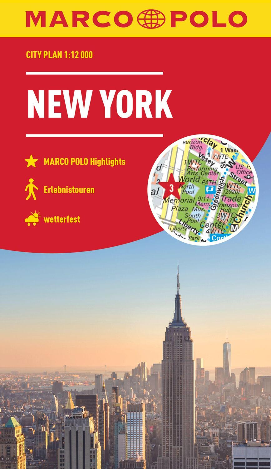 Cover: 9783575018564 | MARCO POLO Cityplan New York 1:12.000 | (Land-)Karte | Deutsch | 2023