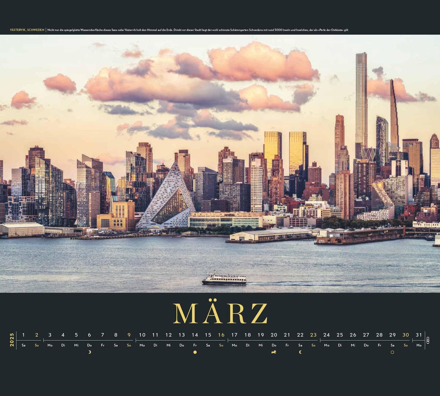 Bild: 4002725988805 | GEO New York 2025 - Wand-Kalender - Reise-Kalender -...