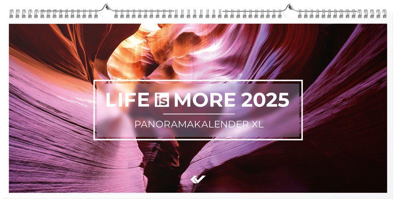 Cover: 9783863539528 | LIFE-IS-MORE 2025 | Panoramakalender XL | Kalender | 13 S. | Deutsch