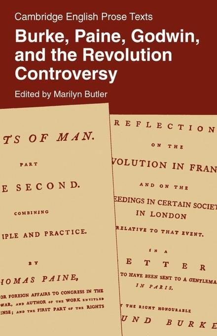 Cover: 9780521286565 | Burke, Paine, Godwin and the Revolution Controversy | Marilyn Butler