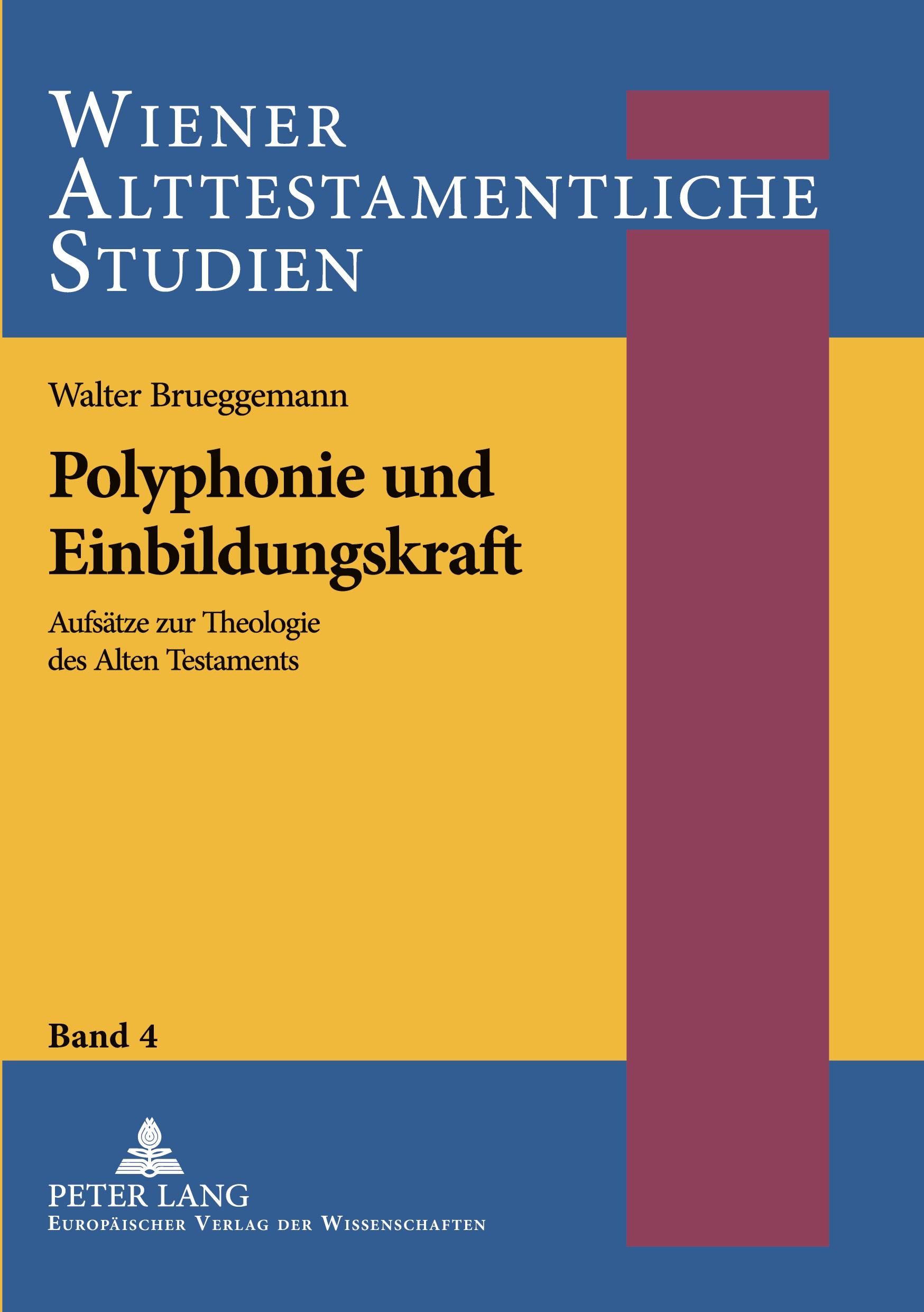 Cover: 9783631526385 | Polyphonie und Einbildungskraft | Walter Brueggemann | Taschenbuch