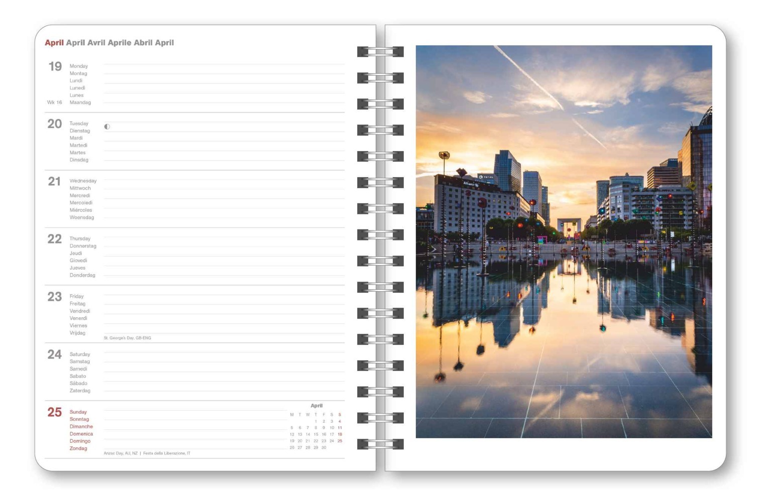 Bild: 4002725994790 | N NEUMANNVERLAGE - Paris 2025 Diary, 16,5x21,6cm, Taschenkalender...