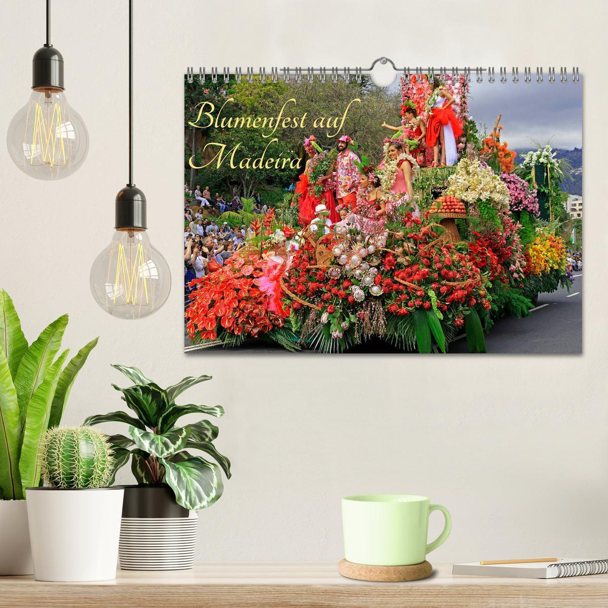 Bild: 9783435457687 | Blumenfest auf Madeira (Wandkalender 2025 DIN A4 quer), CALVENDO...