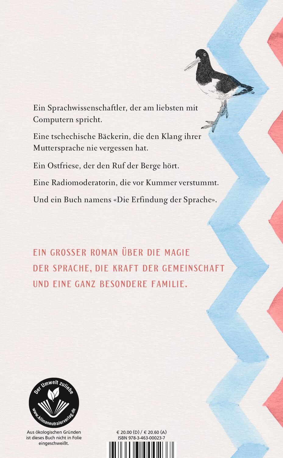Rückseite: 9783463000237 | Die Erfindung der Sprache | Anja Baumheier | Buch | Deutsch | 2021