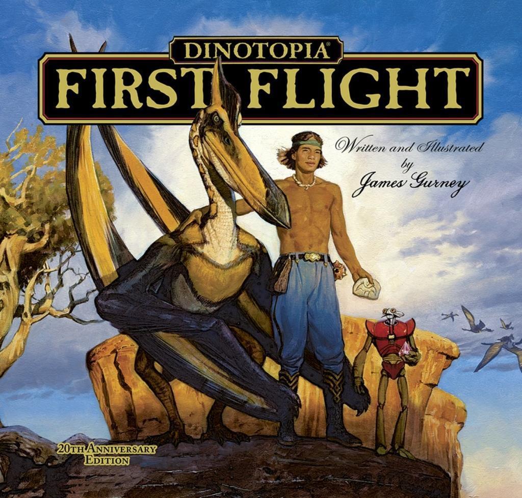Cover: 9781606600573 | Dinotopia: First Flight | 20th Anniversary Edition | James Gurney