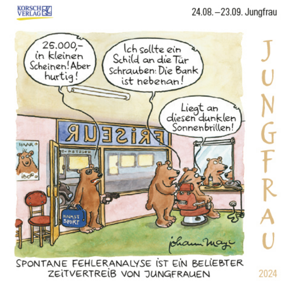 Cover: 9783731870302 | Jungfrau Mini 2024 | Korsch Verlag | Kalender | 13 S. | Deutsch | 2024