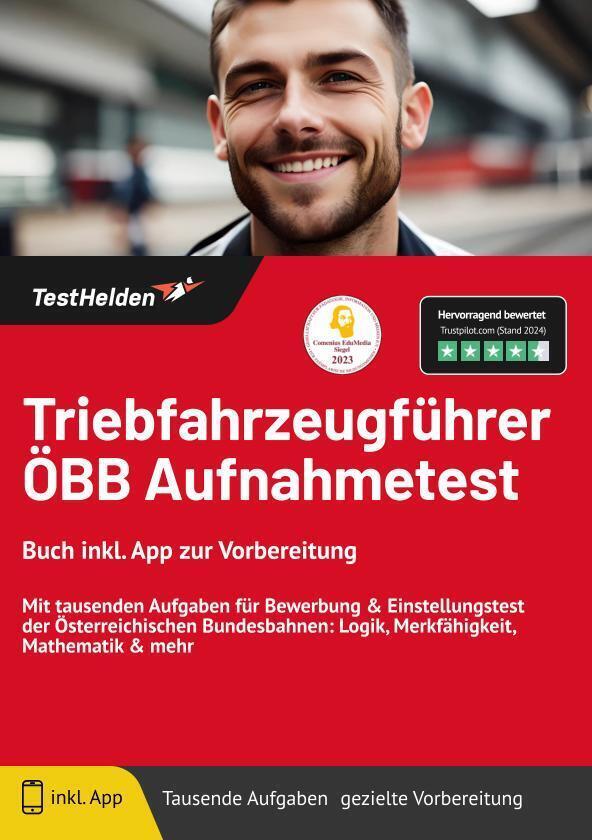 Cover: 9783988175281 | Triebfahrzeugführer ÖBB Aufnahmetest: Buch inkl. App zur...