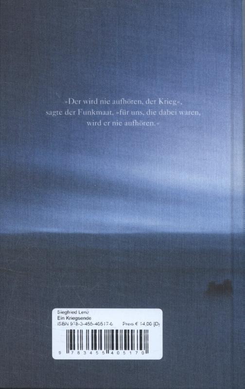 Rückseite: 9783455405170 | Ein Kriegsende | Siegfried Lenz | Buch | Deutsch | 2015