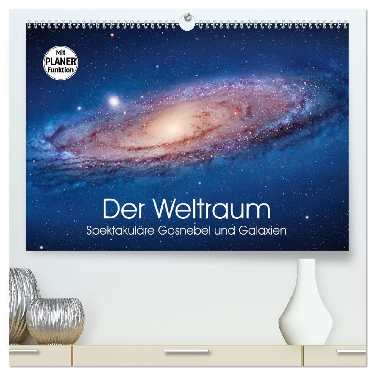 Cover: 9783435473977 | Der Weltraum. Spektakuläre Gasnebel und Galaxien (hochwertiger...