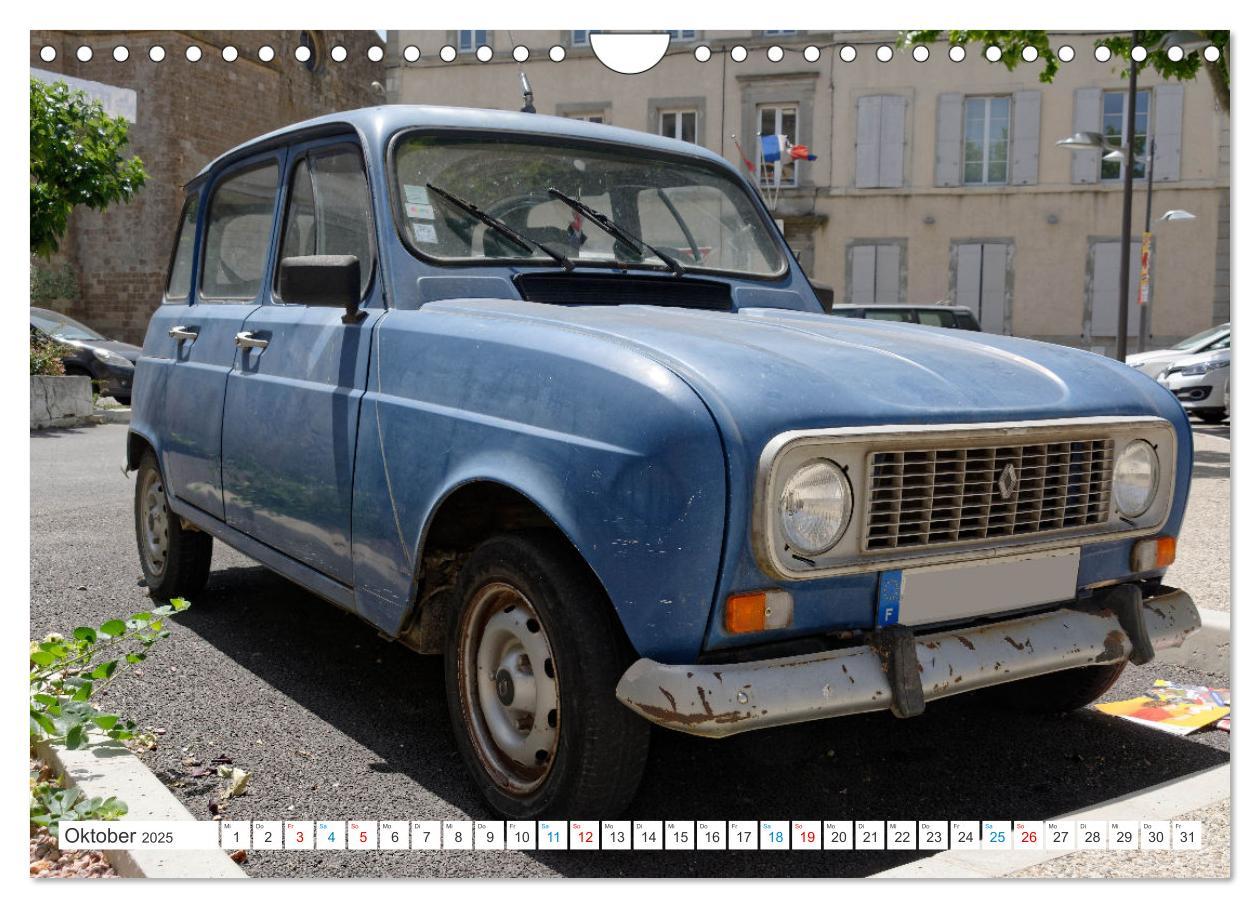 Bild: 9783383859311 | Renault 4 - Kultfahrzeug und Wegbegleiter (Wandkalender 2025 DIN A4...