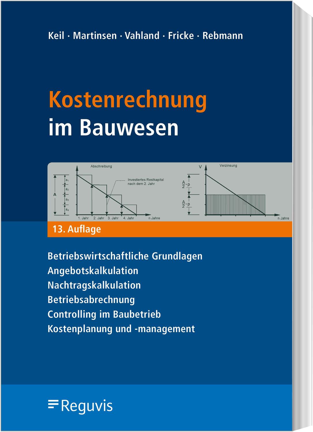 Cover: 9783846206744 | Kostenrechnung im Bauwesen | Wolfram Keil (u. a.) | Taschenbuch | 2020