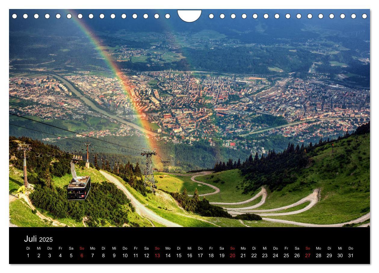 Bild: 9783435277384 | Innsbruck - Capital of the Alps (Wandkalender 2025 DIN A4 quer),...