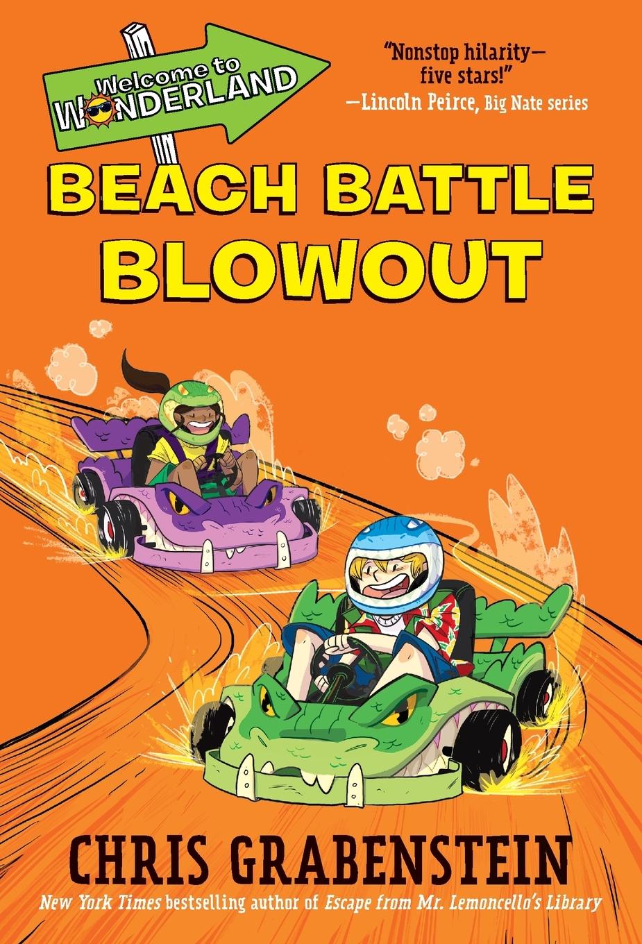 Cover: 9781524717636 | Welcome to Wonderland #4 | Beach Battle Blowout | Chris Grabenstein