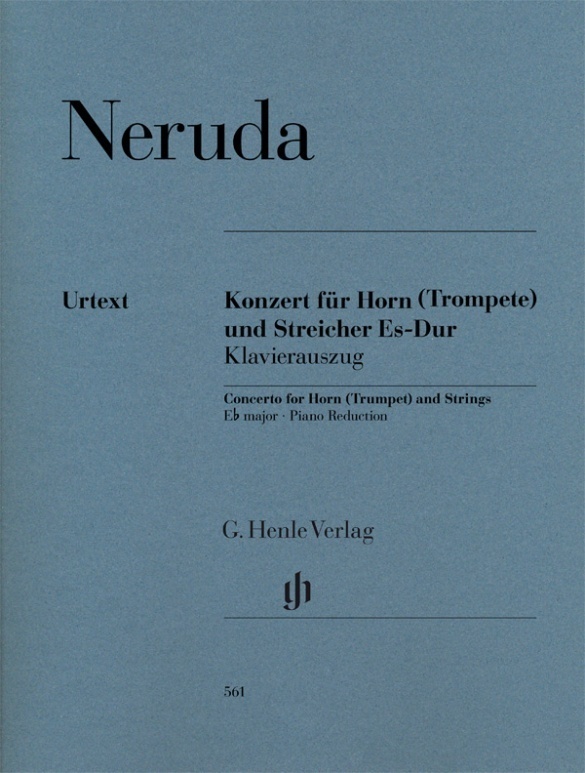 Cover: 9790201805610 | Neruda, Johann Baptist Georg - Konzert für Horn (Trompete) und...