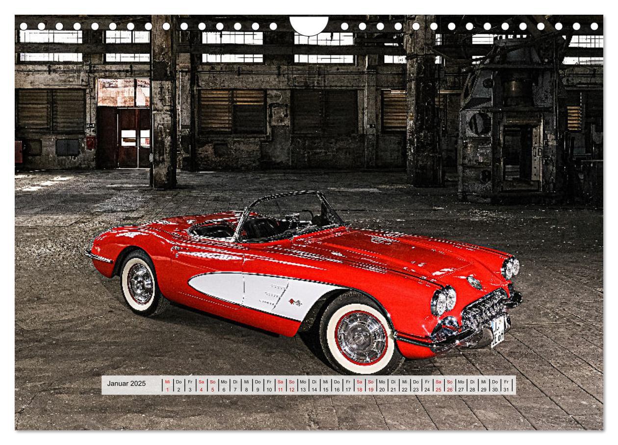 Bild: 9783383998829 | American Deam Car Corvette C1 (Wandkalender 2025 DIN A4 quer),...