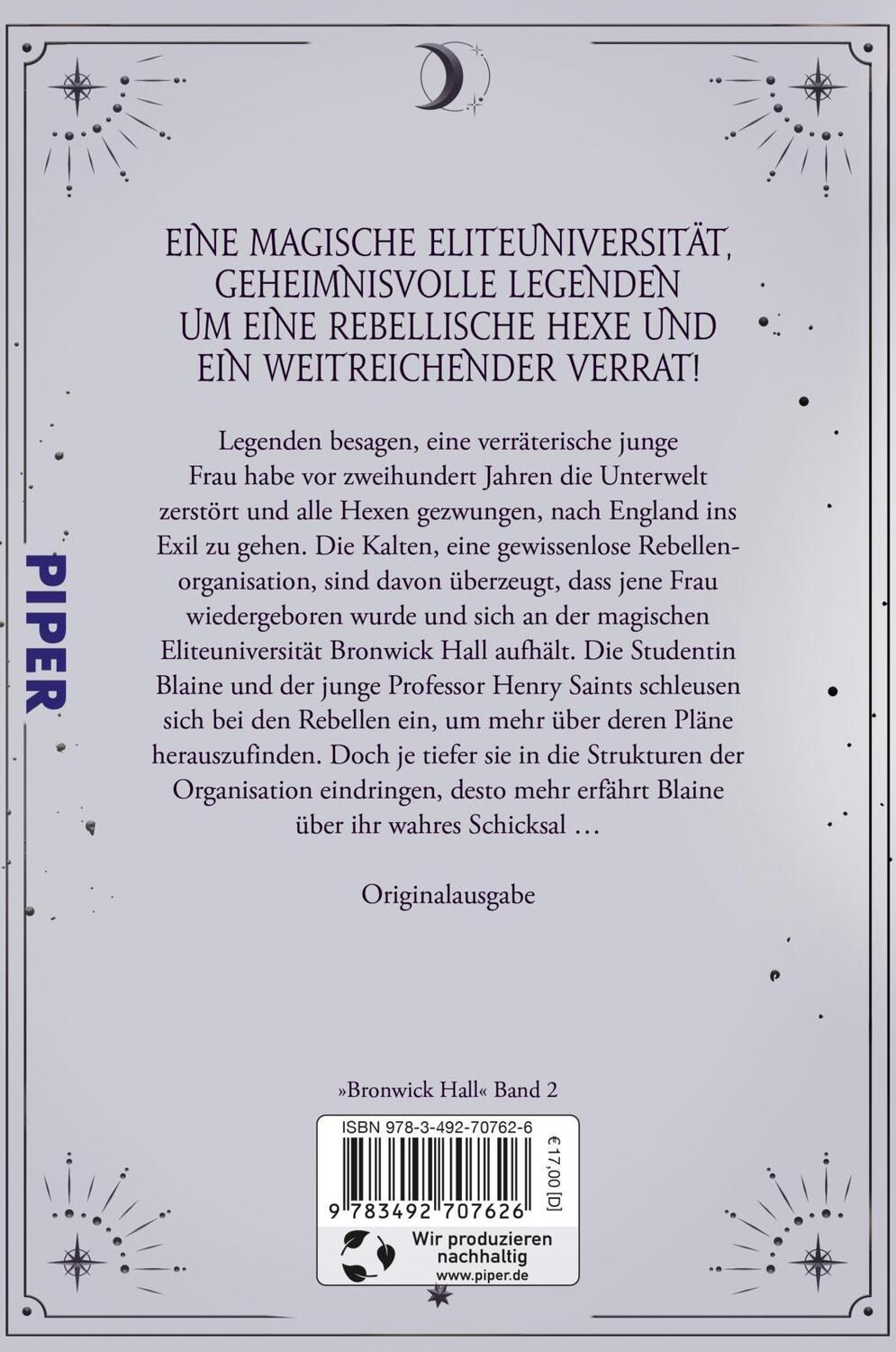 Rückseite: 9783492707626 | Bronwick Hall - Dornenkrone | Laura Labas | Taschenbuch | 480 S.