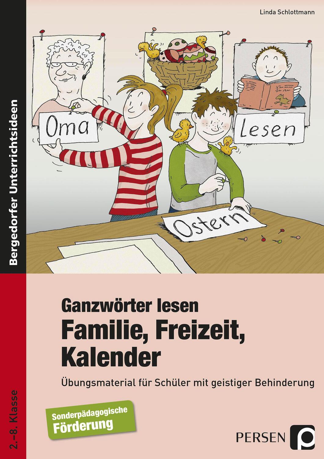 Cover: 9783403232483 | Ganzwörter lesen: Familie, Freizeit, Kalender | Linda Schlottmann