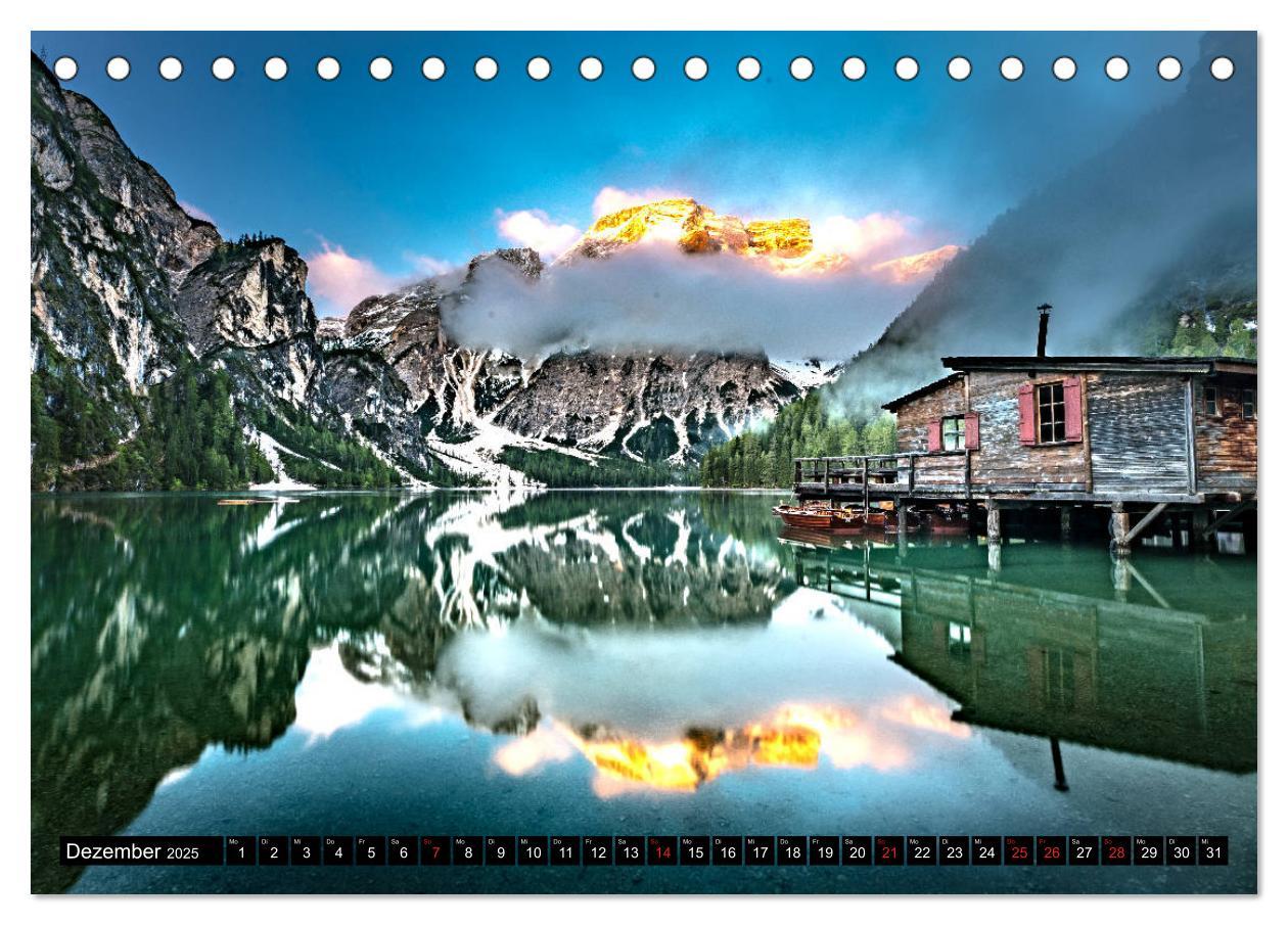 Bild: 9783435273065 | Alpen und Seen (Tischkalender 2025 DIN A5 quer), CALVENDO...