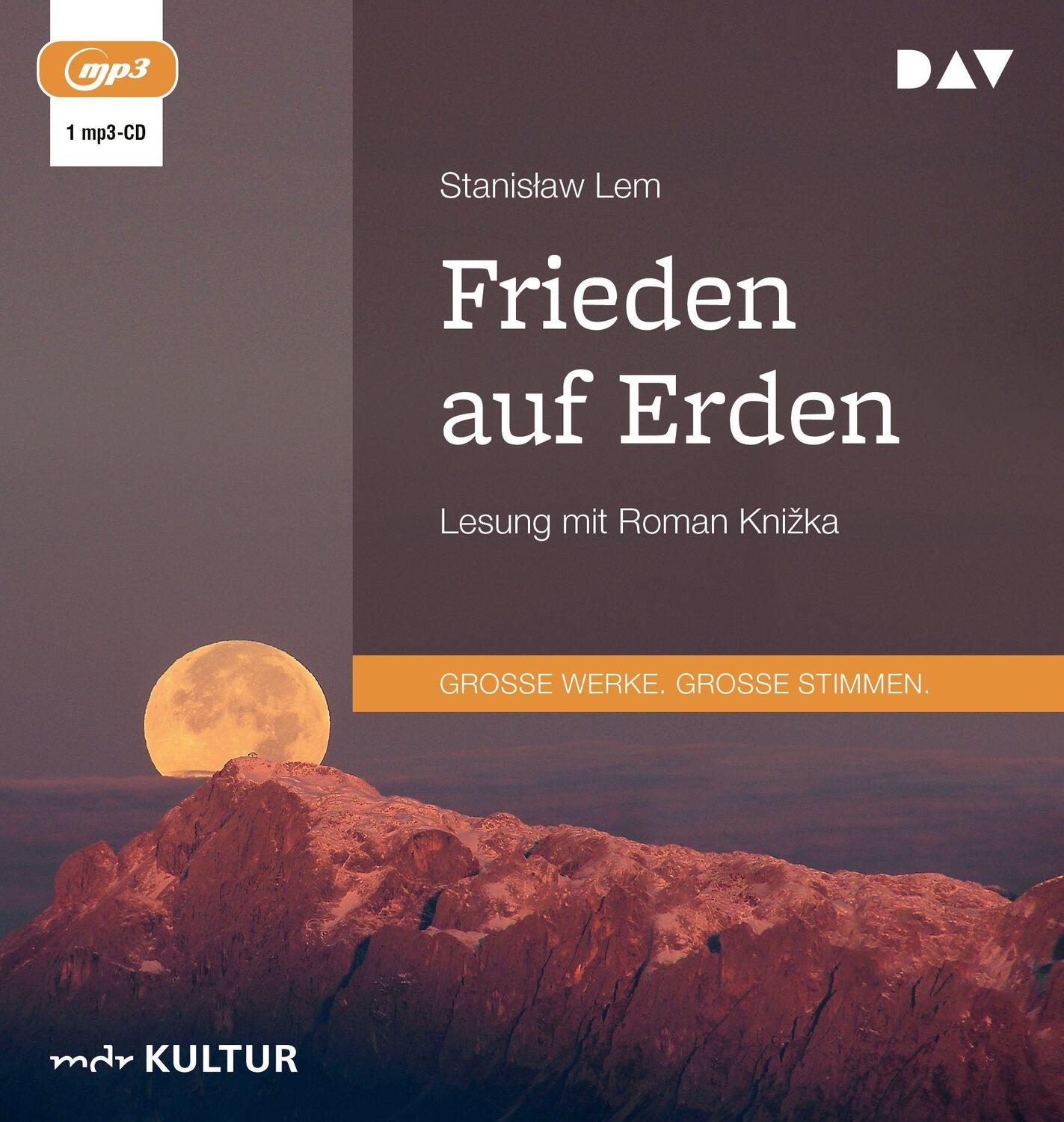 Cover: 9783742425492 | Frieden auf Erden | Lesung mit Roman Knizka (1 mp3-CD) | Stanislaw Lem