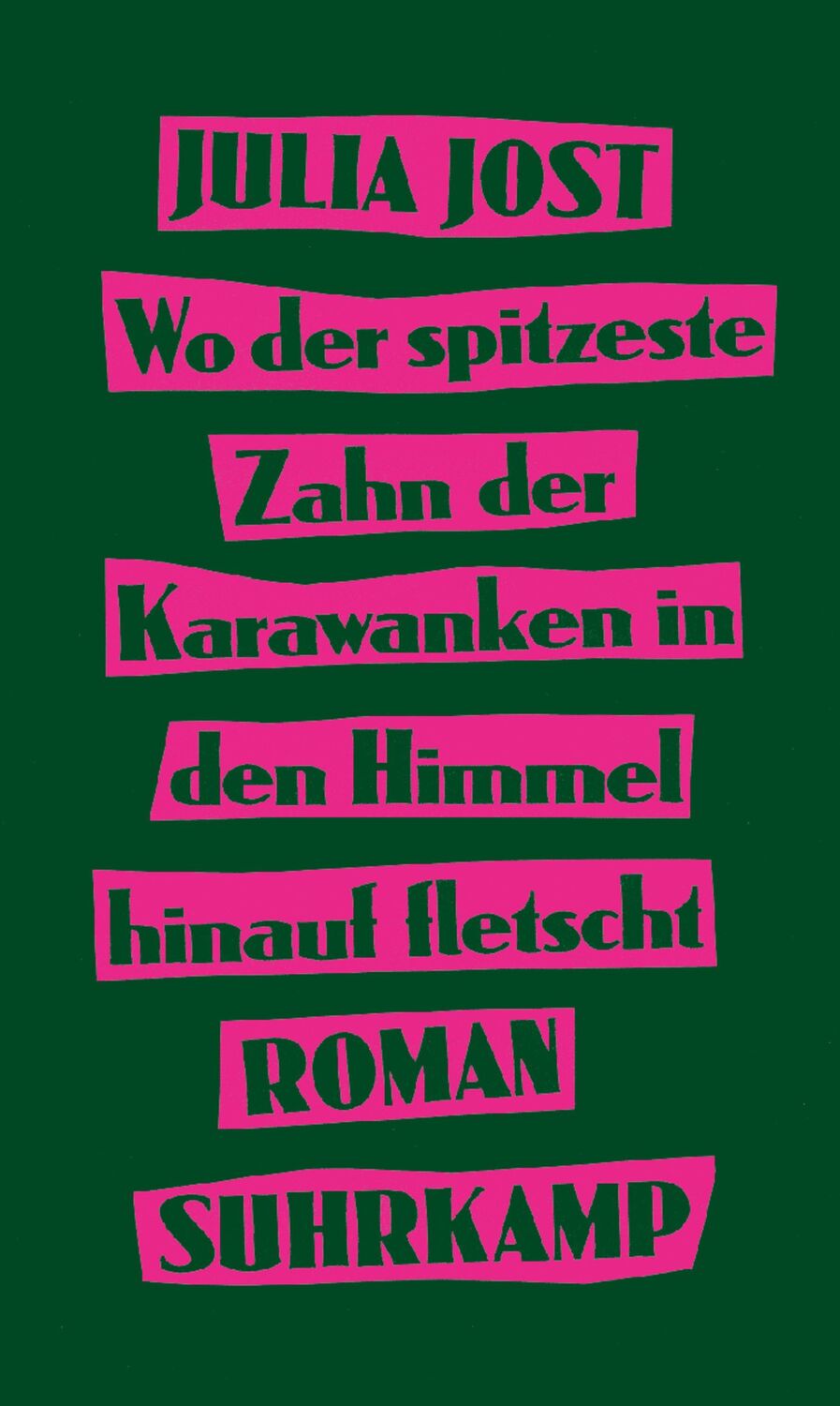 Cover: 9783518431672 | Wo der spitzeste Zahn der Karawanken in den Himmel hinauf fletscht