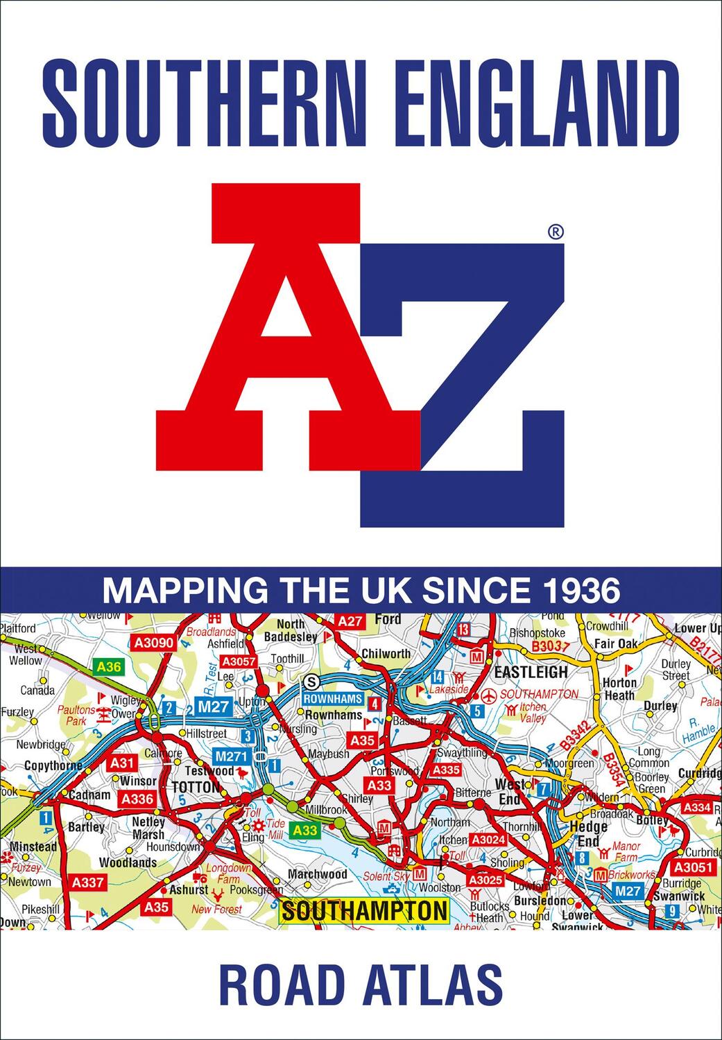 Cover: 9780008560560 | Southern England A-Z Road Atlas | A-Z Maps | Taschenbuch | Englisch