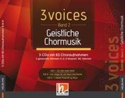 Cover: 9783990356135 | 3 Voices ? Geistliche Chormusik (Cds) | Lorenz Maierhofer | Audio-CD